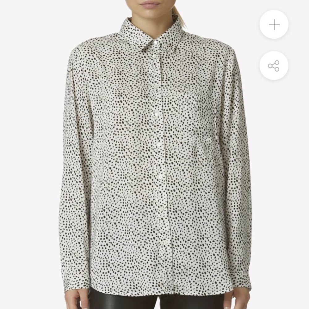 AVEC LES FILLES Boyfriend shirt!!! Size M